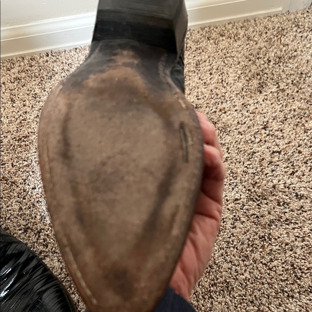 Dan Post Black Heeled Boots - Picture 4 of 5